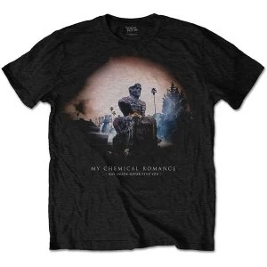 Image of My Chemical Romance - May Death Cover Unisex Large T-Shirt - Black