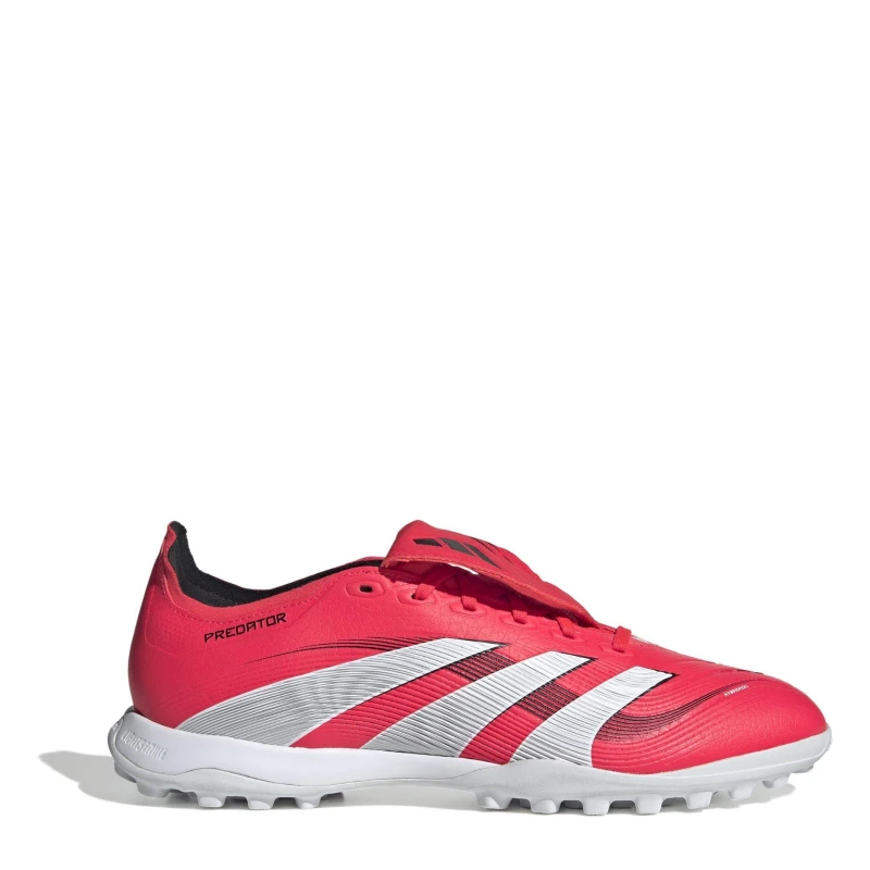 Image of adidas Predator League Fold-Over Tongue Astro Turf Football Boots Red/White male 8 (42)