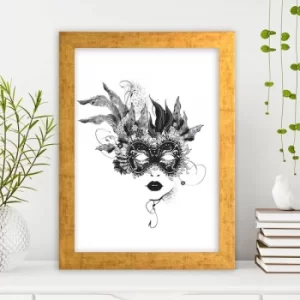 Image of AC95154880 Multicolor Decorative Framed MDF Painting