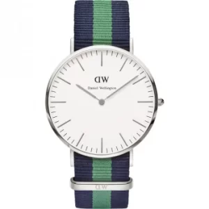 Image of Mens Daniel Wellington Classic 40 Warwick S White Watch
