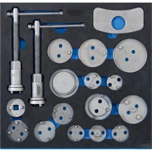 Image of Draper 18 Piece Caliper Windback Kit in EVA Insert Tray