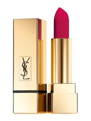 Image of Yves Saint Laurent Rouge Pur Couture The Mats Lipstick Color 208 Fuchsia Fetiche