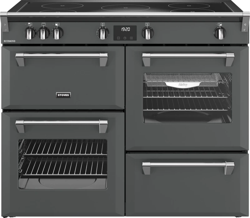 Image of Stoves Richmond 110Ei TCH 110cm Electric Range Cooker with Induction Hob - Anthracite - A/A/A Rated