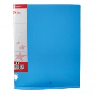 Image of 5 Star A4 Office Ring Binder 2 O ring Polypropylene Blue Pack of 10
