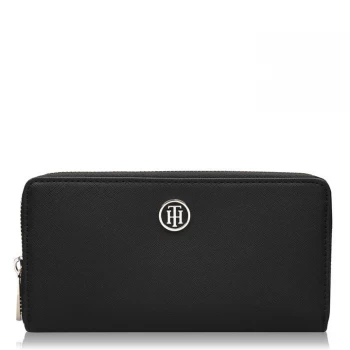 Image of Tommy Hilfiger Honey Large Zip Around Purse - Black