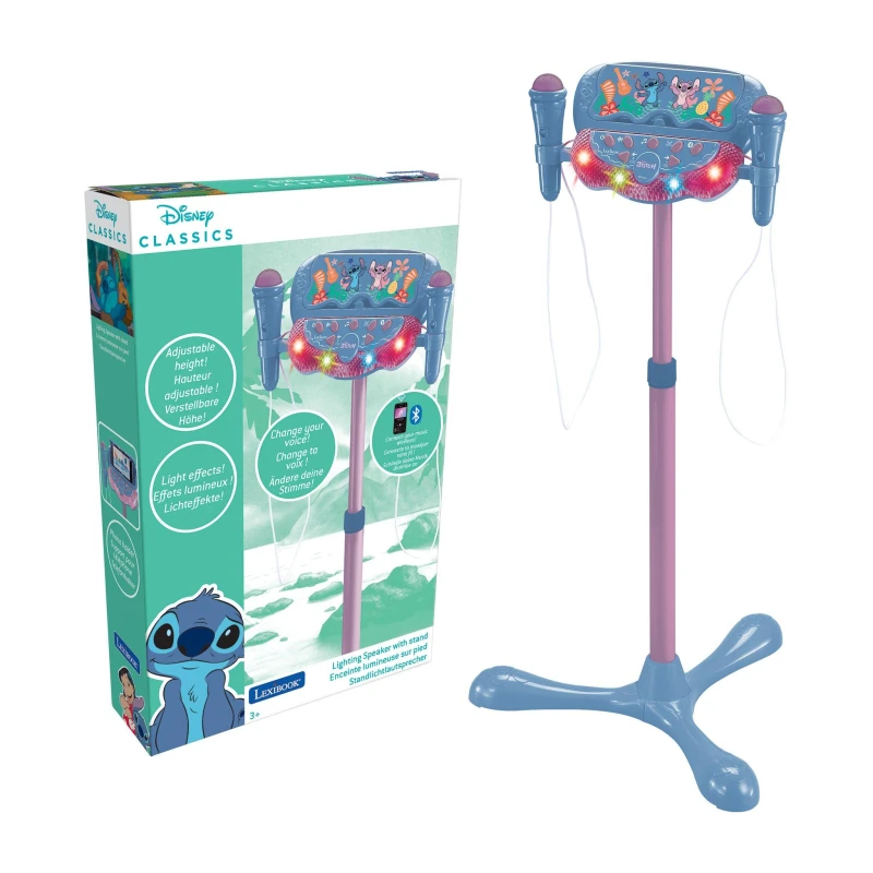 Image of Lexibook Disney Stitch Stand with Voice Effect Mics Lights Multi unisex One Size