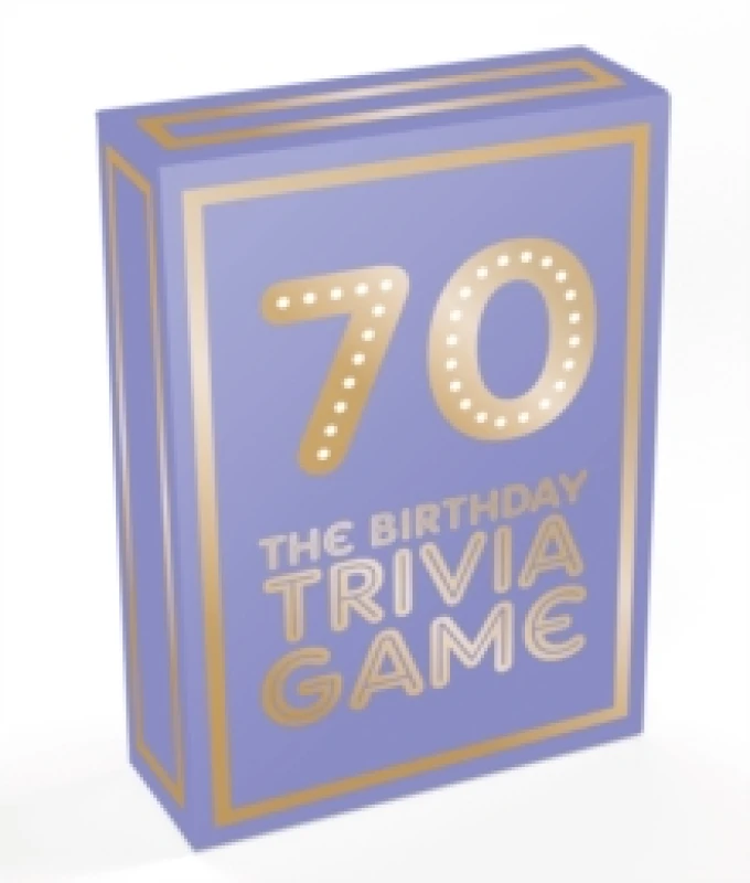 Image of 70 : The Birthday Trivia Game Cards