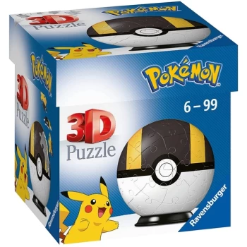 Image of Ravensburger Pokemon Ultra Ball 3D Jigsaw Puzzle - 54 Pieces