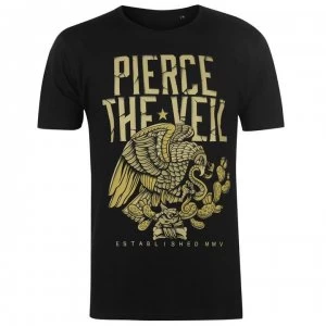 Image of Official Pierce The Veil T Shirt Mens - Mexican Eagle
