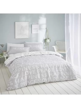Image of Catherine Lansfield Catherine Lansfield Peace And Yoga Duvet Set - Db