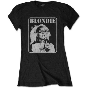 Image of Blondie - Presente Poster Womens Medium T-Shirt - Black