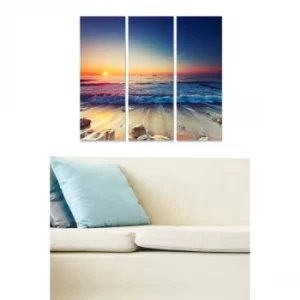 Image of MDF180712802 Multicolor Decorative MDF Painting (3 Pieces)