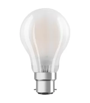 Image of Osram Classic A 60W LED Filament Frosted BC Bulb - Warm White