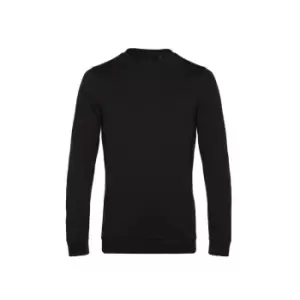 Image of B&C Mens Set In Sweatshirt (M) (Black Pure)