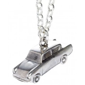 Image of Sterling Silver Mr Weasleys Ford Anglia Flying Car Charm Necklace