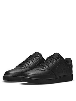 Image of Nike Court Vision Low - Black, Size 9, Men