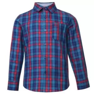 Image of Original Penguin Original Penguin Check Shirt Junior Boys - Blue