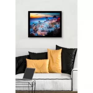 Image of SC1004 Multicolor Decorative Framed MDF Painting