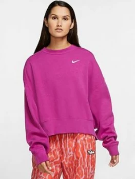 Image of Nike Nsw Essential Trend Sweat, Cerise Size M Women