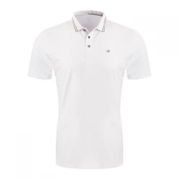 Image of Calvin Klein Golf Polo Shirt - White