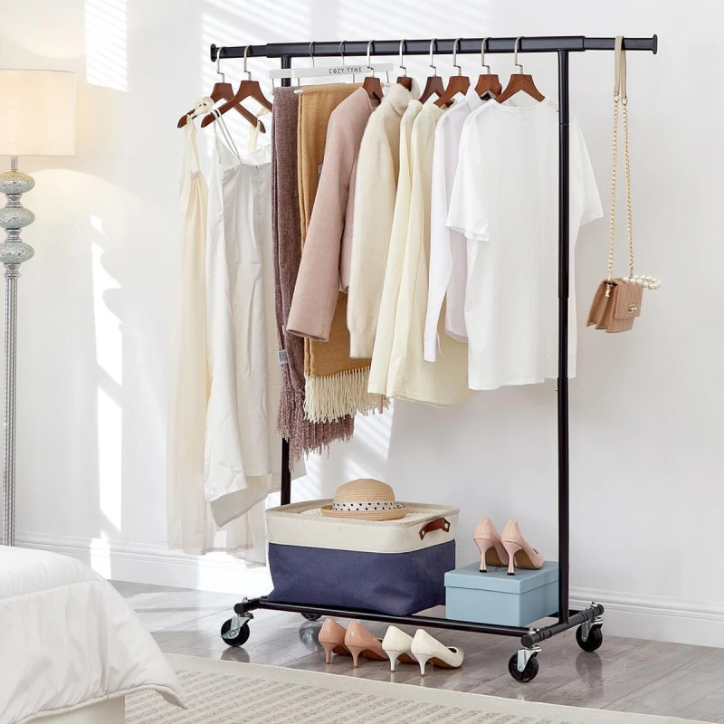 Image of House of Home Black Heavy Duty Clothes rail Size Black unisex One Size