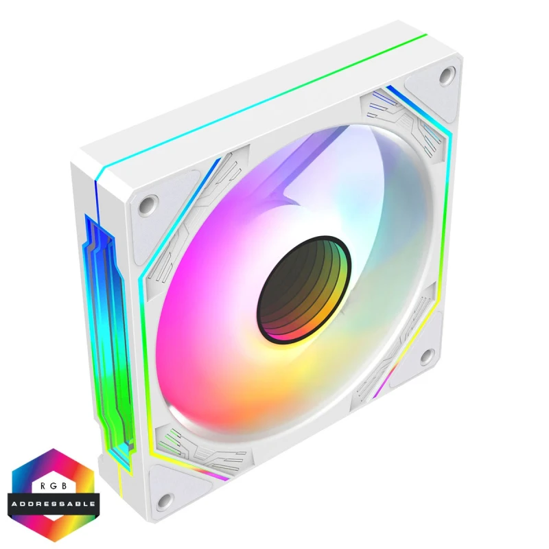 Image of CIT Pro Storm 120mm ARGB White 3pin Fan