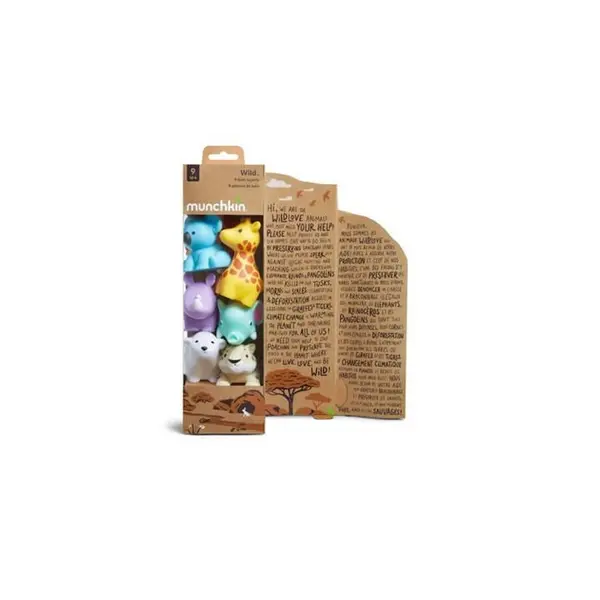 Image of Unknown Munchkin WildLove Baby Bath Toy Squirts Baby Bathing 330g Multi 84041099000