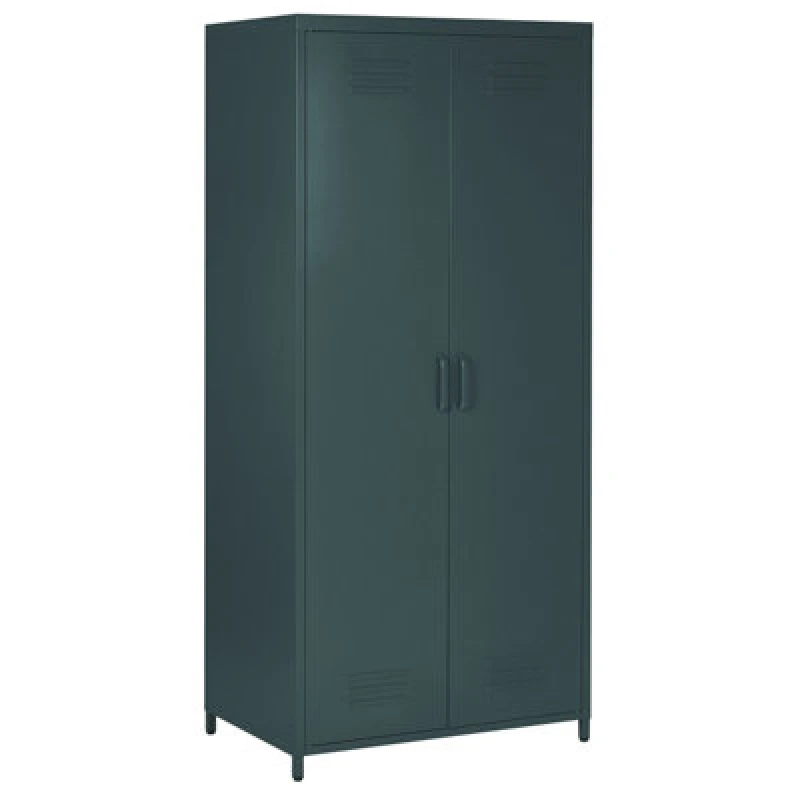 Image of Beliani Storage Unit Varna Metal Dark Grey