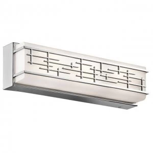 Image of LED Bathroom Medium Wall Light Chrome IP44