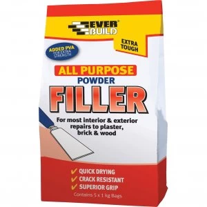 Image of Everbuild All Purpose Powder Filler 5KG