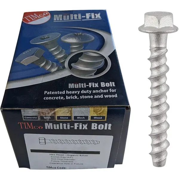 Image of Multi Fix Bolt Hex Head Concrete Screws MF675 Diameter: 6mm