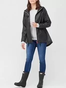 Image of Hunter Original Vinyl Smock Jacket - Black Size XL Women