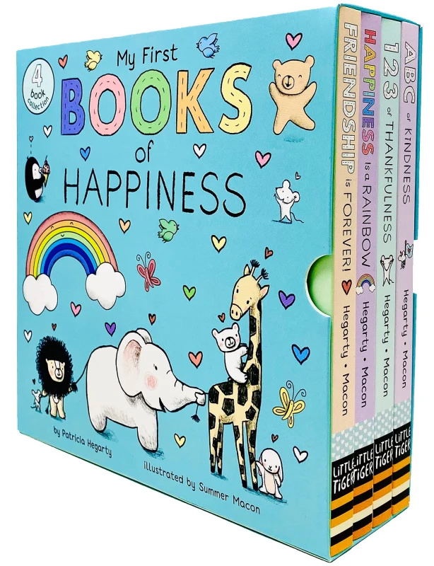 Image of My First Books of Happiness Box Set Patricia Hegarty Four Board Books for Little Readers Patricia Hegarty Books