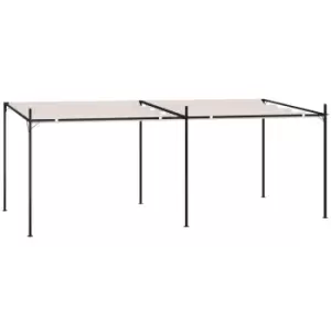 Image of Gazebo with Retractable Roof 600x300x233cm Cream Vidaxl Cream
