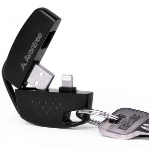 Image of Avantree Yoda Keychain Lightning to USB Cable