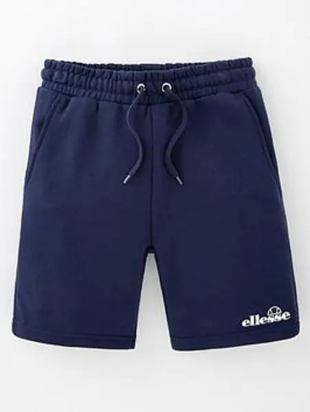Image of Ellesse Junior Boys Mietta Short - Navy, Size 8-9 Years Navy VTAQJ Unisex 8-9 YEARS