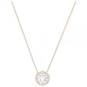 Image of Swarovski Sparkling Dance Rose Gold Tone Crystal Necklace 5272364