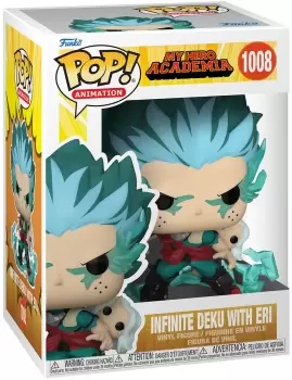 Image of My Hero Academia Infinite Deku with Eri Vinyl Figure 1008 Funko Pop! multicolor