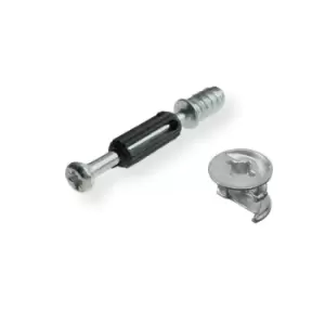 Image of Moderix Set Furniture Cabinet Fixing Screw Cam Locking with Dowel - Height 12mm,