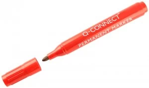 Image of Q Connect Perm Marker Bullet Red - 10 Pack