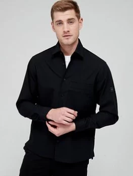 Image of BOSS Newt_P Shirt - Black, Size S, Men