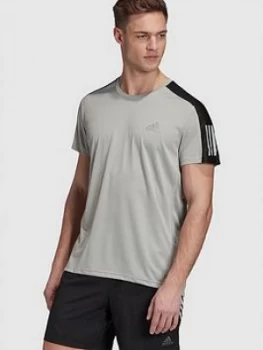 Image of Adidas Own The Run T-Shirt - Grey