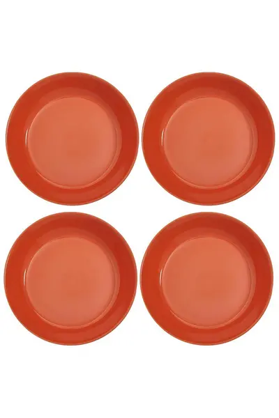 Image of Sur La Table Colour Me Happy Set of 4 Pasta Bowl 23cm Orange Orange
