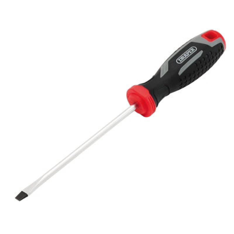 Image of Draper 13388 Slotted Soft Grip Screwdriver, SL5.5 x 125mm 13388
