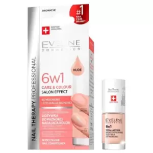 Image of Eveline Nail Therapy 6in1 Care & Colour Nude 5 ml