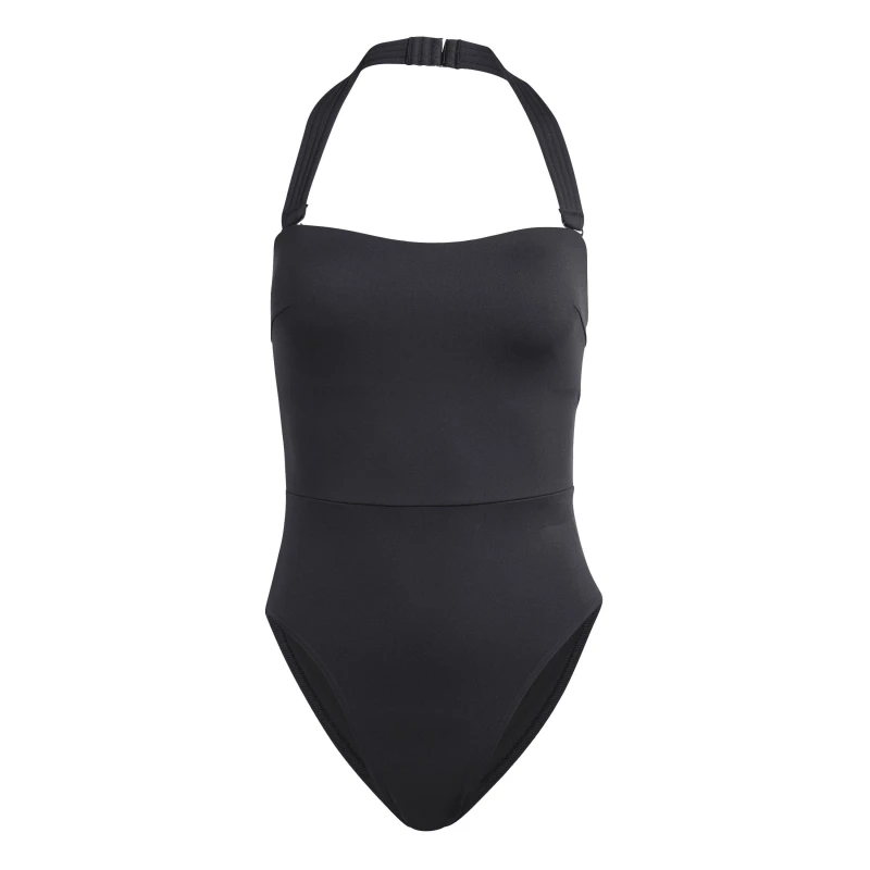 Image of adidas Ver St One Piece Swimsuit Black female 4 (3XS)