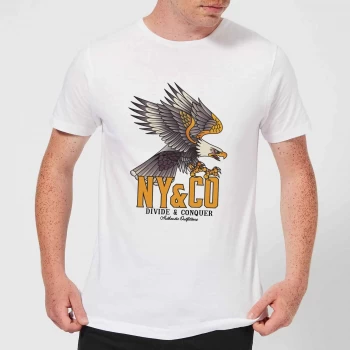 Image of Eagle Tattoo Mens T-Shirt - White - 3XL