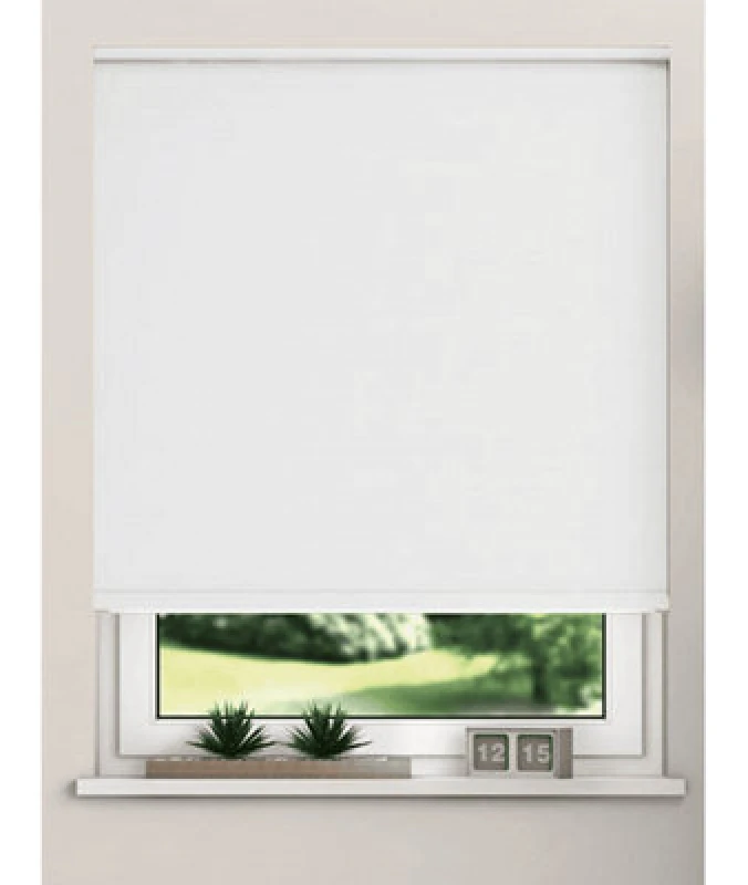 Image of Thermal Blackout Roller Blinds 175Cm Drop X Width 50Cm White