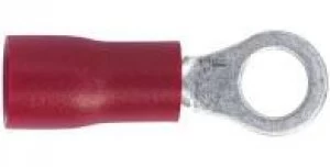 Image of Genuine SEALEY RT24 Easy-Entry Ring Terminal Ø4.3mm (4BA) Red Pack of 100