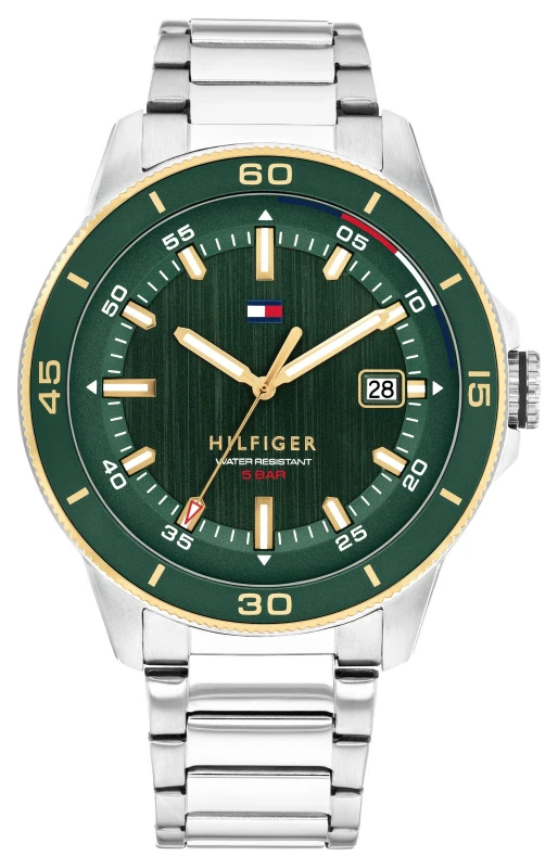 Image of Tommy Hilfiger 1792230 Mens Remy (43mm) Green Dial / Watch